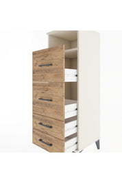 Hyperion Dolap Tek Raflı 4 Çekmeceli 44x44x134 - S49M036V3B