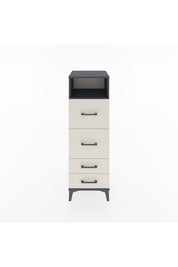 Hyperion Dolap Tek Raflı 4 Çekmeceli 44x44x134 - S49M036V4B