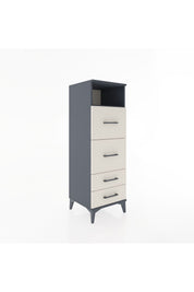 Hyperion Dolap Tek Raflı 4 Çekmeceli 44x44x134 - S49M036V4B