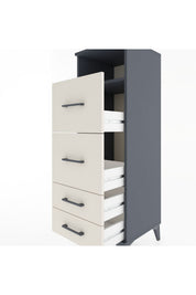 Hyperion Dolap Tek Raflı 4 Çekmeceli 44x44x134 - S49M036V4B