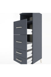 Hyperion Dolap Tek Raflı 4 Çekmeceli 44x44x134 - S49M036V5B