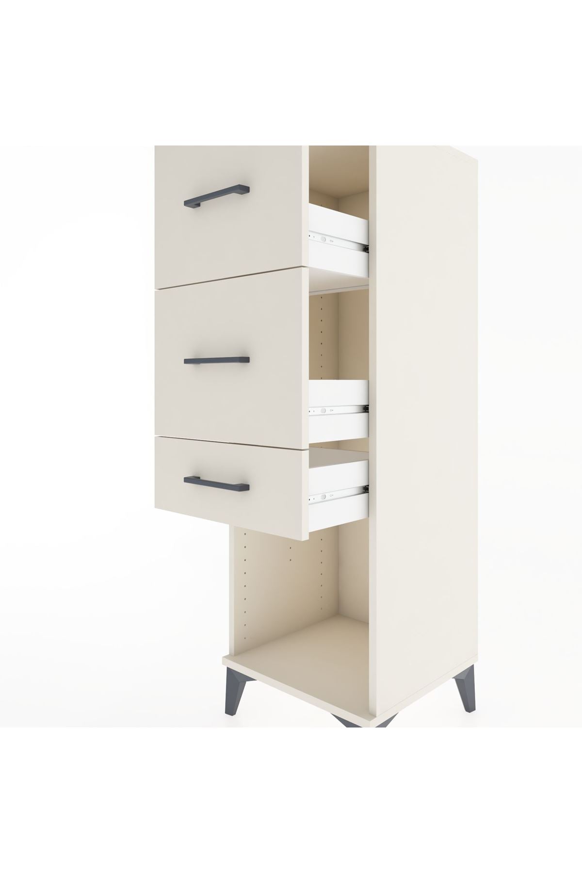 Hyperion Dolap 3 Çekmeceli 44x44x134 - S49M037V1B