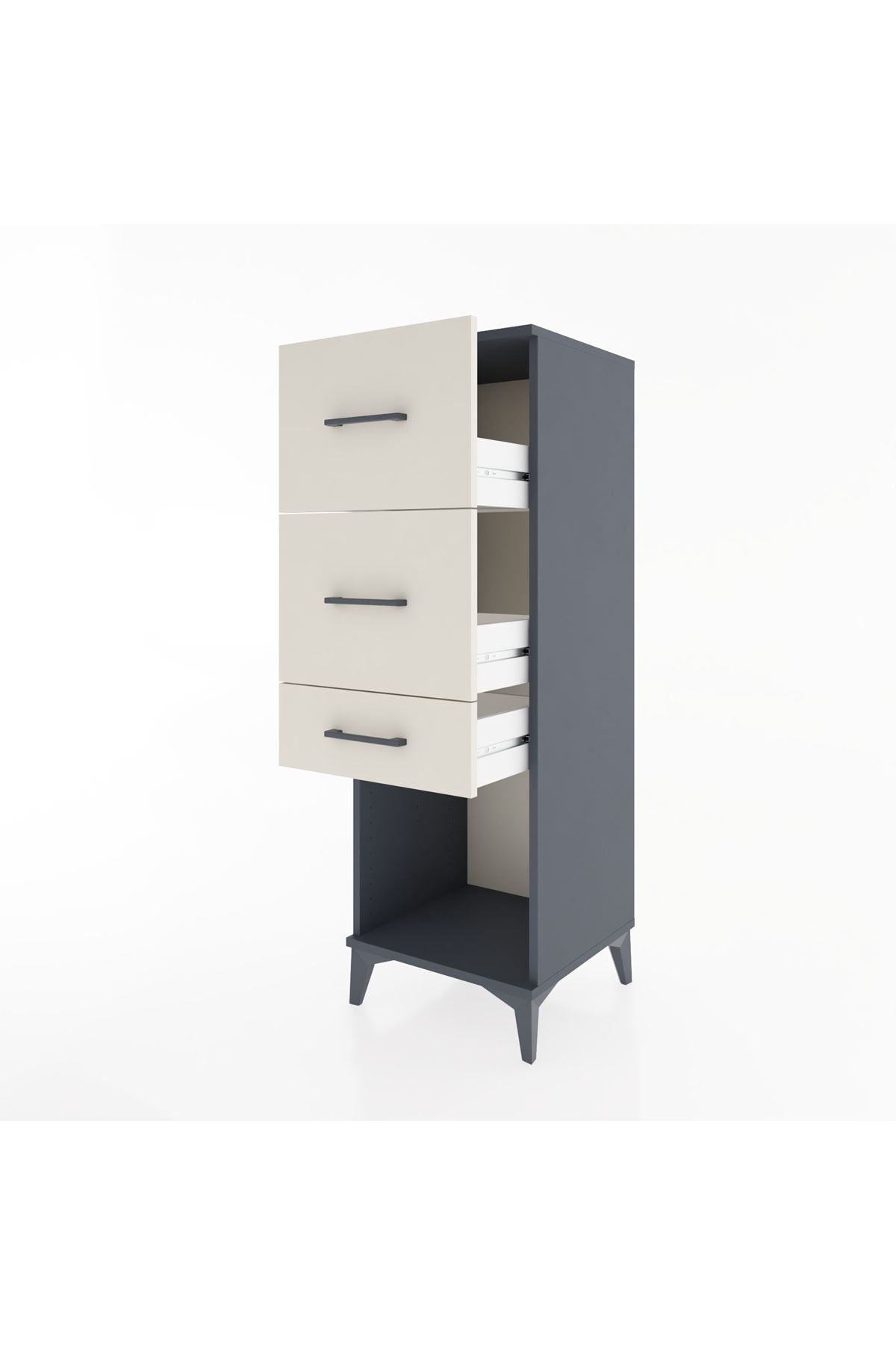 Hyperion Dolap 3 Çekmeceli 44x44x134 - S49M037V4B