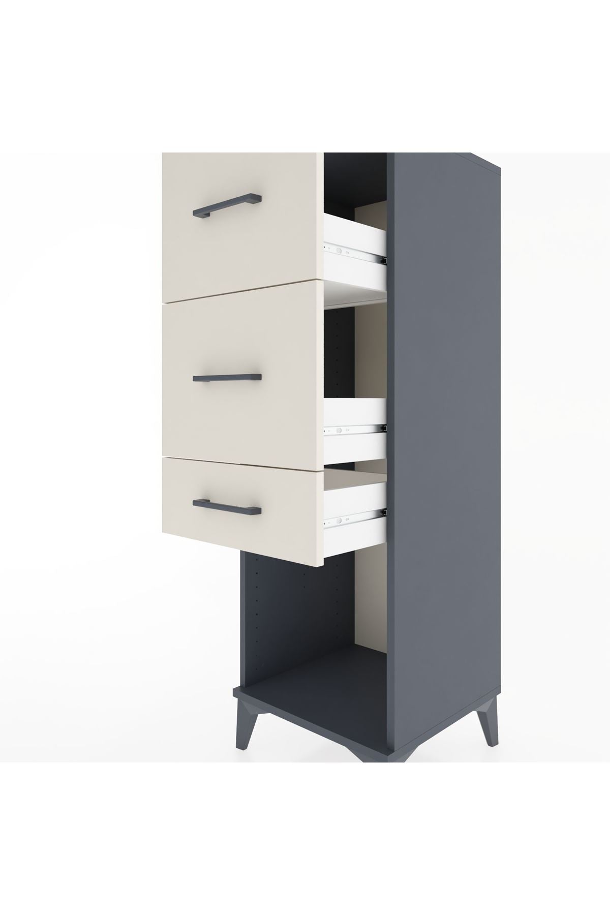 Hyperion Dolap 3 Çekmeceli 44x44x134 - S49M037V4B