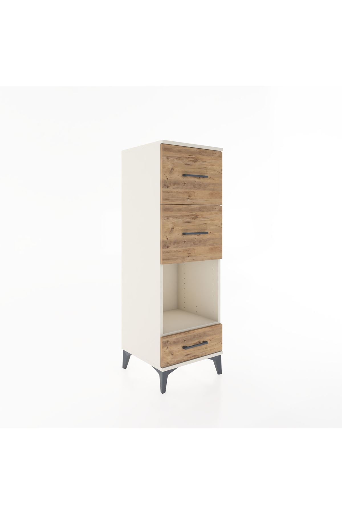 Hyperion Dolap Tek Raflı 3 Çekmeceli 44x44x134 - S49M038V3B