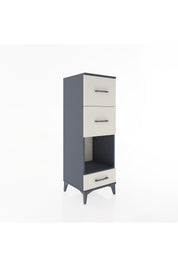 Hyperion Dolap Tek Raflı 3 Çekmeceli 44x44x134 - S49M038V4B