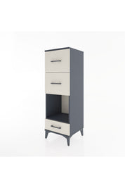 Hyperion Dolap Tek Raflı 3 Çekmeceli 44x44x134 - S49M038V4B