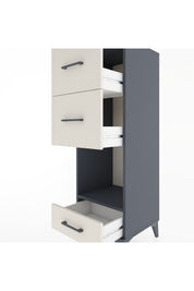 Hyperion Dolap Tek Raflı 3 Çekmeceli 44x44x134 - S49M038V4B