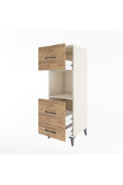 Hyperion Dolap Tek Raflı 3 Çekmeceli 44x44x134 - S49M039V3B