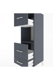 Hyperion Dolap Tek Raflı 3 Çekmeceli 44x44x134 - S49M039V5B