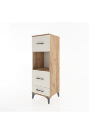 Hyperion Dolap Tek Raflı 3 Çekmeceli 44x44x134 - S49M039V7B