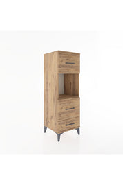 Hyperion Dolap Tek Raflı 3 Çekmeceli 44x44x134 - S49M039V9B