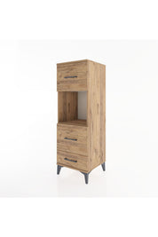 Hyperion Dolap Tek Raflı 3 Çekmeceli 44x44x134 - S49M039V9B