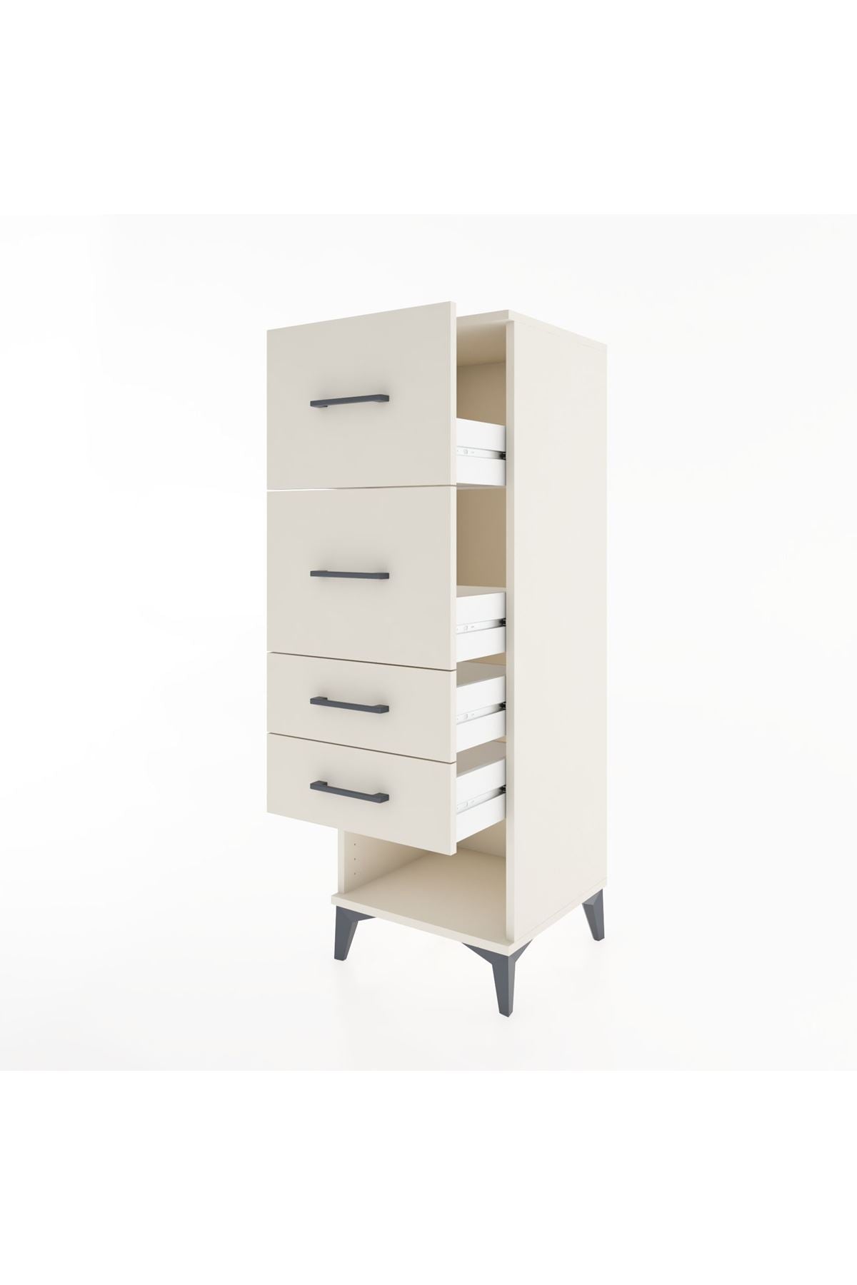Hyperion Dolap 4 Çekmeceli 44x44x134 - S49M040V1B