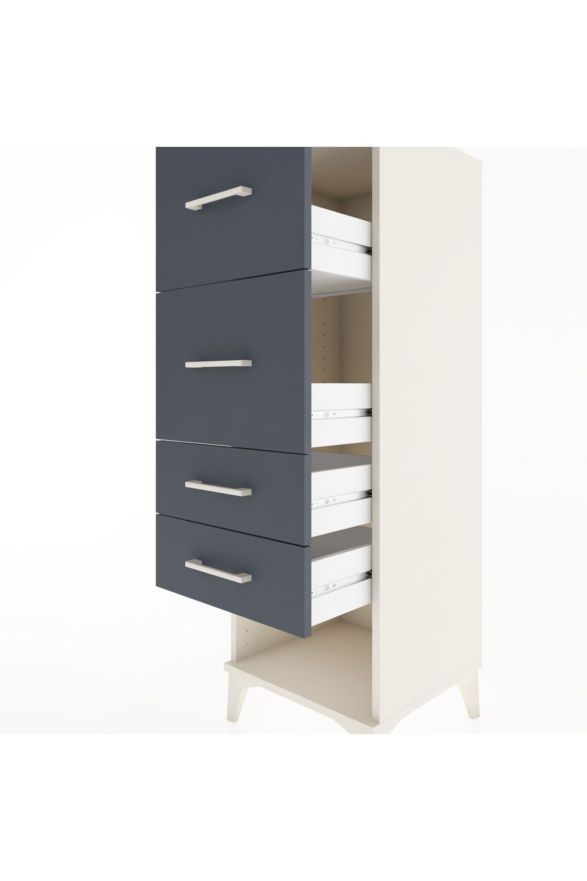 Hyperion Dolap 4 Çekmeceli 44x44x134 - S49M040V2B