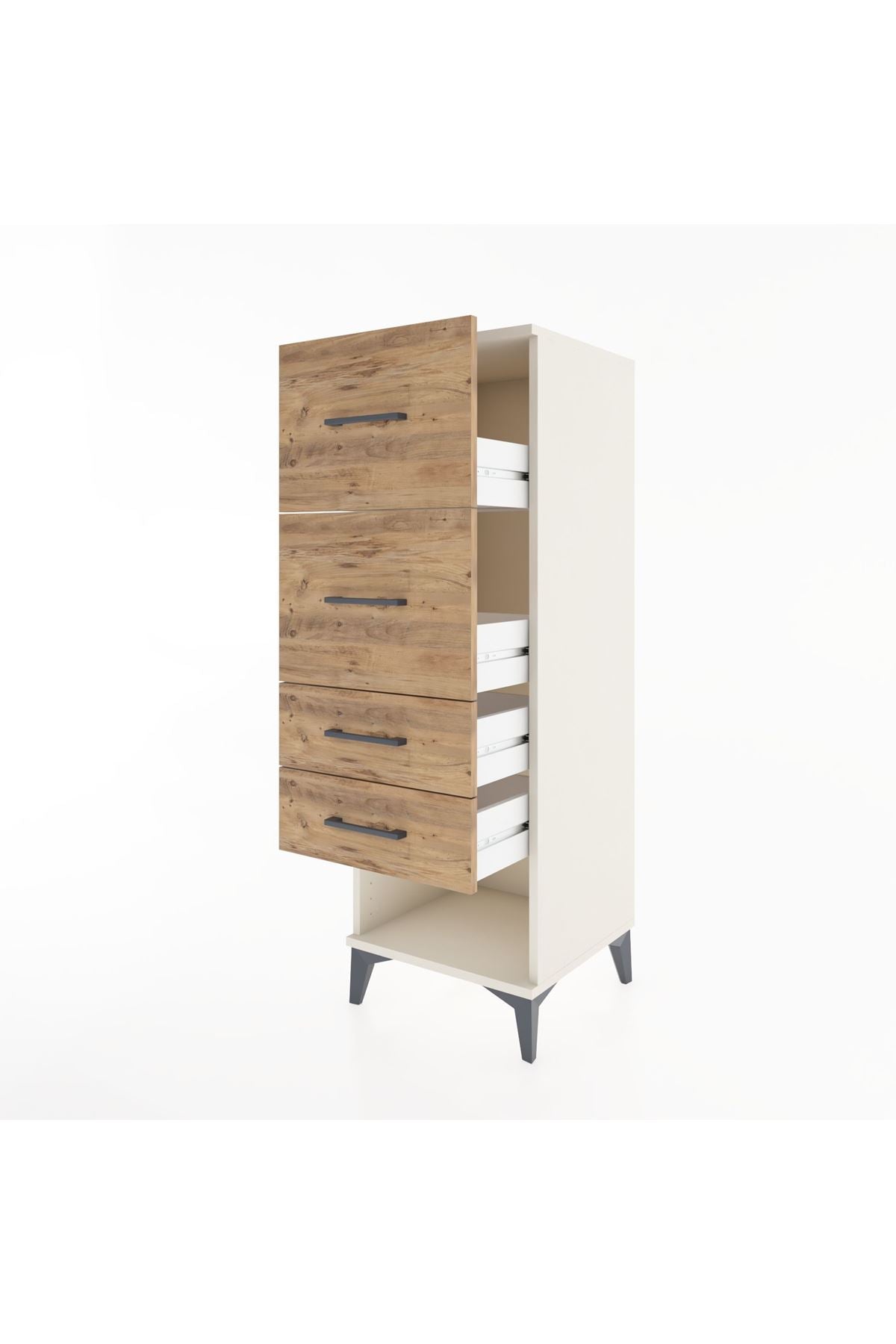 Hyperion Dolap 4 Çekmeceli 44x44x134 - S49M040V3B
