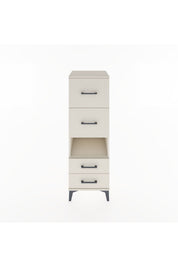 Hyperion Dolap Tek Raflı 4 Çekmeceli 44x44x134 - S49M041V1B