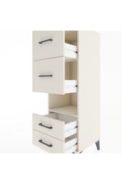 Hyperion Dolap Tek Raflı 4 Çekmeceli 44x44x134 - S49M041V1B