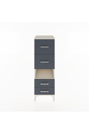 Hyperion Dolap Tek Raflı 4 Çekmeceli 44x44x134 - S49M041V2B
