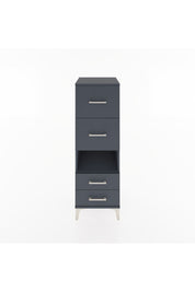 Hyperion Dolap Tek Raflı 4 Çekmeceli 44x44x134 - S49M041V5B