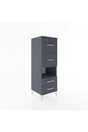 Hyperion Dolap Tek Raflı 4 Çekmeceli 44x44x134 - S49M041V5B