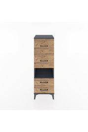 Hyperion Dolap Tek Raflı 4 Çekmeceli 44x44x134 - S49M041V6B