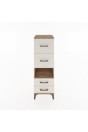 Hyperion Dolap Tek Raflı 4 Çekmeceli 44x44x134 - S49M041V7B