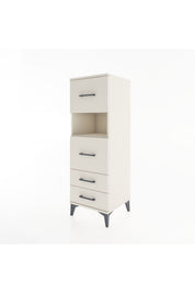 Hyperion Dolap Tek Raflı 4 Çekmeceli 44x44x134 - S49M042V1B