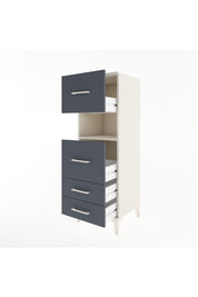 Hyperion Dolap Tek Raflı 4 Çekmeceli 44x44x134 - S49M042V2B