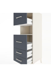 Hyperion Dolap Tek Raflı 4 Çekmeceli 44x44x134 - S49M042V2B