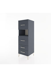 Hyperion Dolap Tek Raflı 4 Çekmeceli 44x44x134 - S49M042V5B