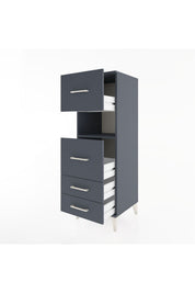Hyperion Dolap Tek Raflı 4 Çekmeceli 44x44x134 - S49M042V5B