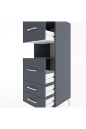 Hyperion Dolap Tek Raflı 4 Çekmeceli 44x44x134 - S49M042V5B