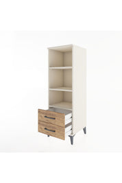 Hyperion Dolap 3 Raflı 2 Çekmeceli 44x44x134 - S49M043V3B