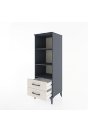 Hyperion Dolap 3 Raflı 2 Çekmeceli 44x44x134 - S49M043V4B