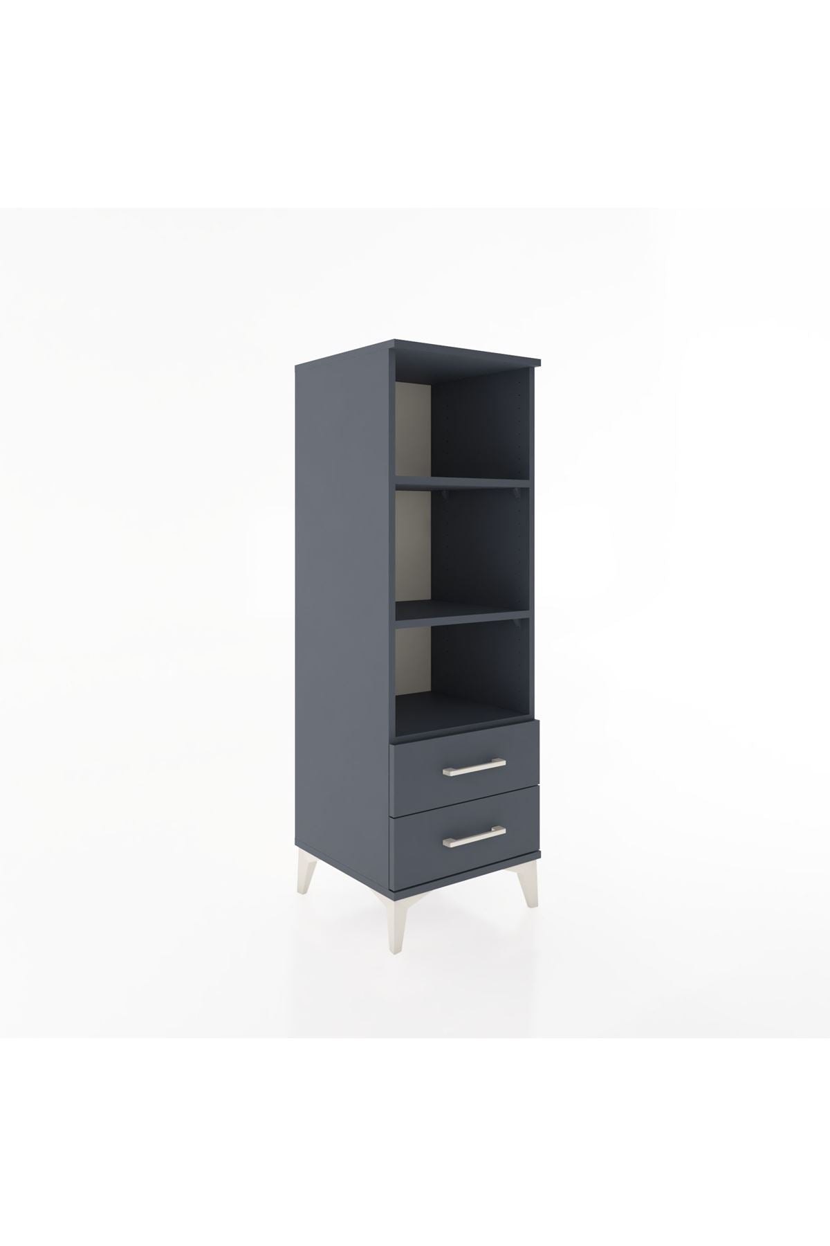 Hyperion Dolap 3 Raflı 2 Çekmeceli 44x44x134 - S49M043V5B