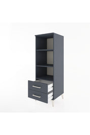 Hyperion Dolap 3 Raflı 2 Çekmeceli 44x44x134 - S49M043V5B
