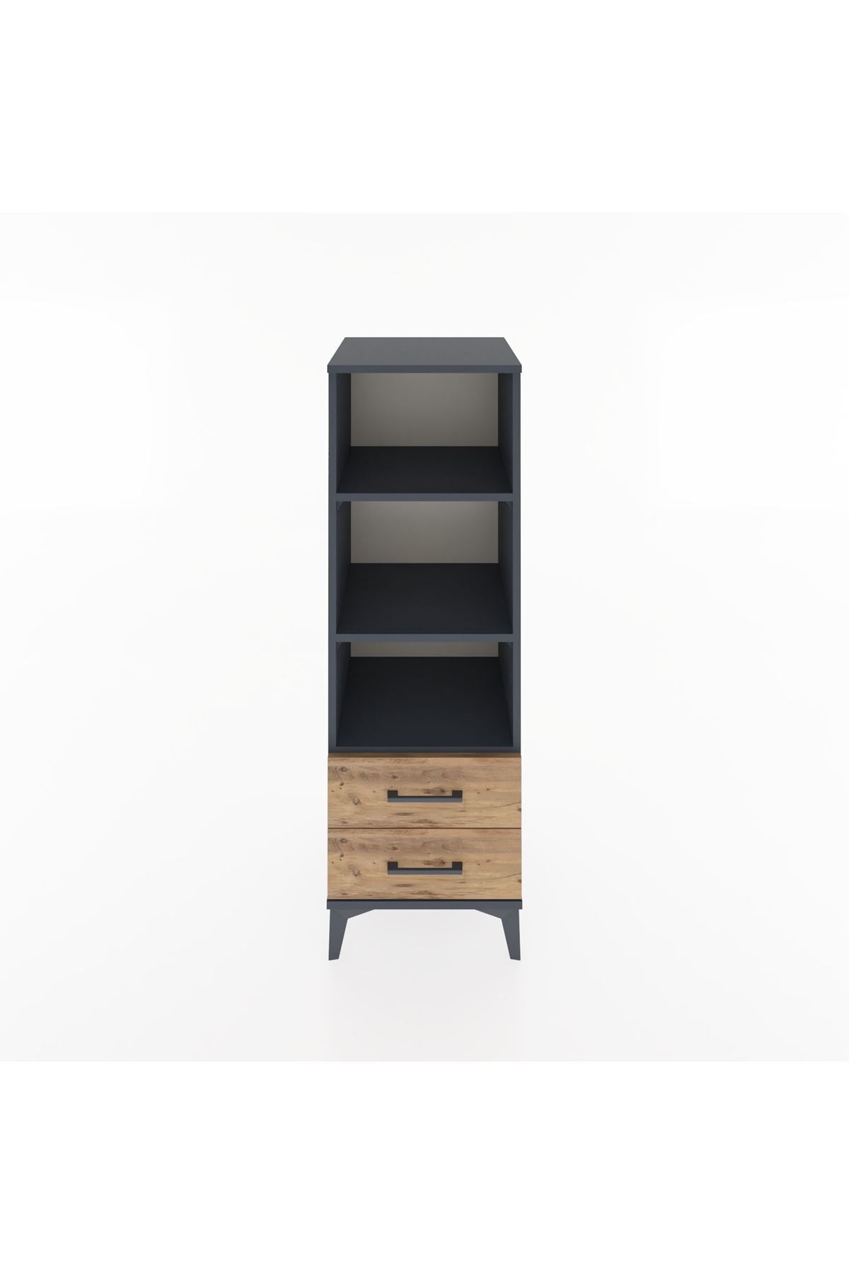 Hyperion Dolap 3 Raflı 2 Çekmeceli 44x44x134 - S49M043V6B