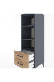 Hyperion Dolap 3 Raflı 2 Çekmeceli 44x44x134 - S49M043V6B