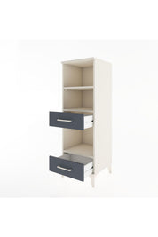 Hyperion Dolap 3 Raflı 2 Çekmeceli 44x44x134 - S49M044V2B