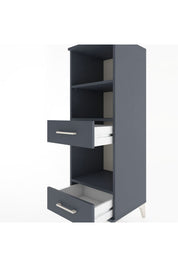 Hyperion Dolap 3 Raflı 2 Çekmeceli 44x44x134 - S49M044V5B
