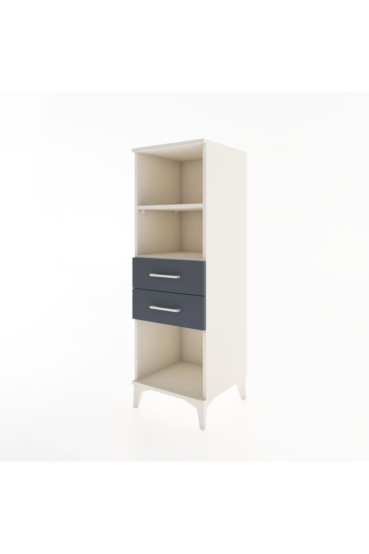 Hyperion Dolap 2 Raflı 2 Çekmeceli 44x44x134 - S49M045V2B