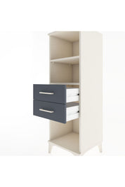 Hyperion Dolap 2 Raflı 2 Çekmeceli 44x44x134 - S49M045V2B