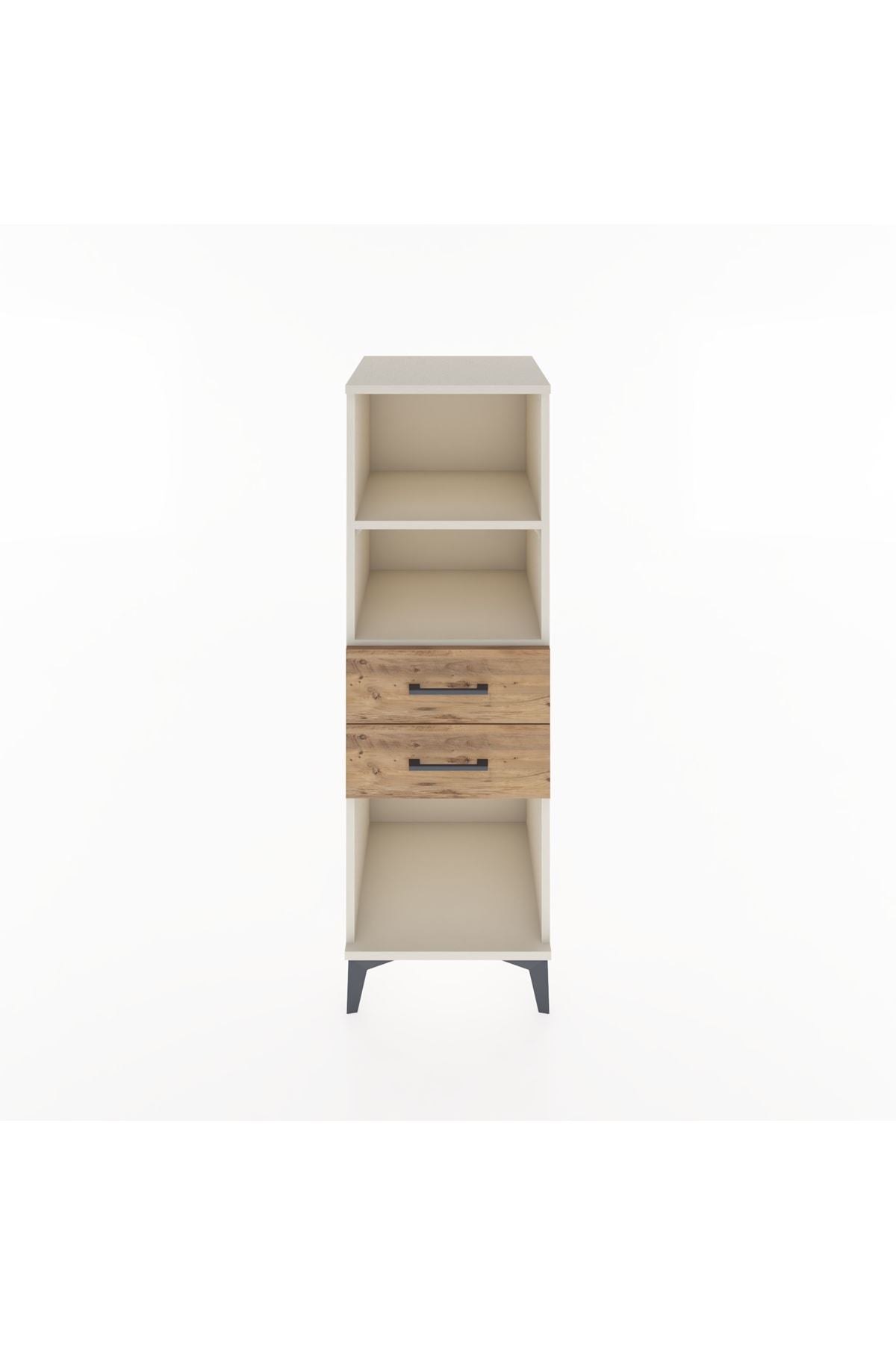 Hyperion Dolap 2 Raflı 2 Çekmeceli 44x44x134 - S49M045V3B