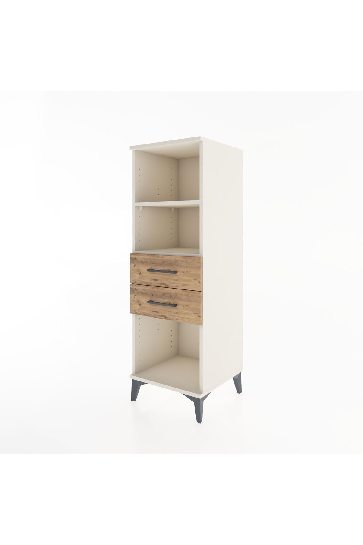 Hyperion Dolap 2 Raflı 2 Çekmeceli 44x44x134 - S49M045V3B