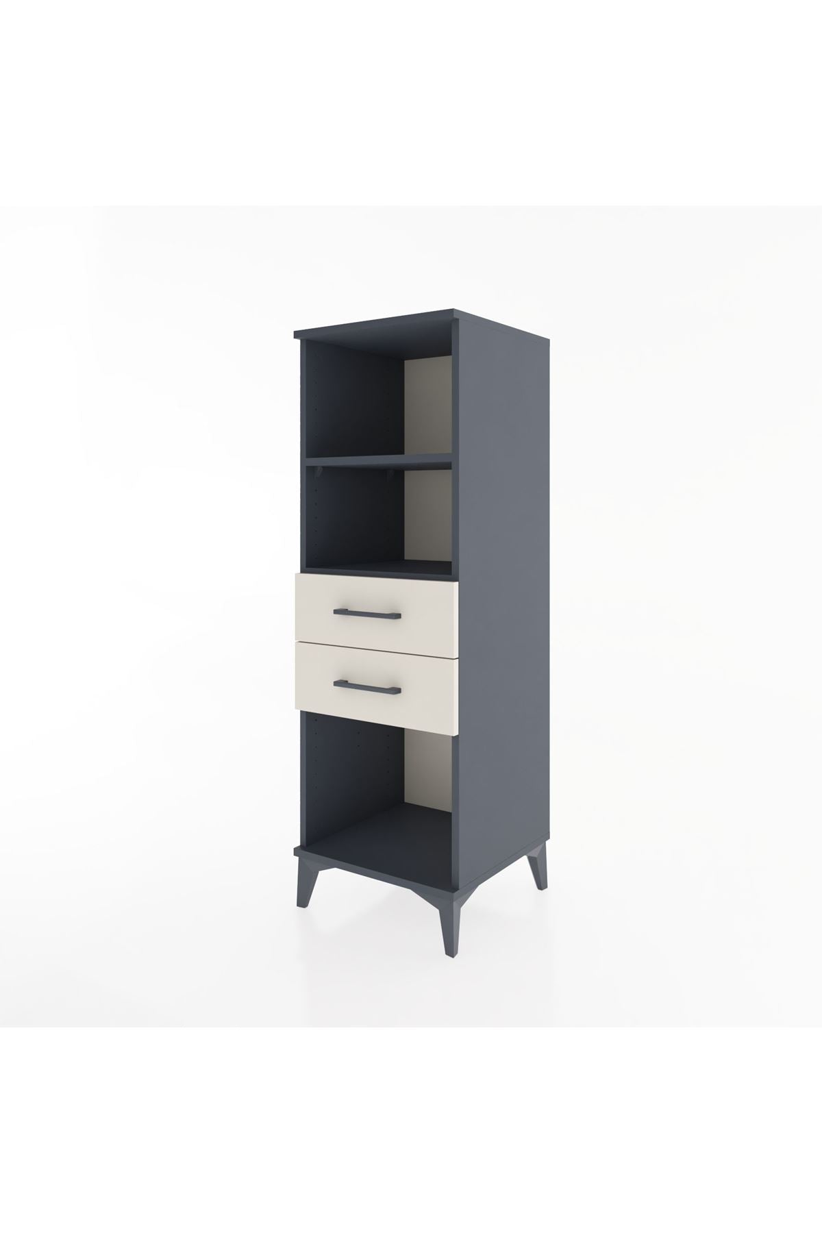 Hyperion Dolap 2 Raflı 2 Çekmeceli 44x44x134 - S49M045V4B