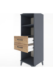 Hyperion Dolap 2 Raflı 2 Çekmeceli 44x44x134 - S49M045V6B