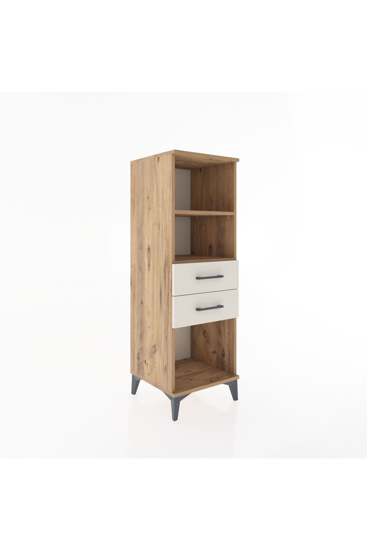 Hyperion Dolap 2 Raflı 2 Çekmeceli 44x44x134 - S49M045V7B