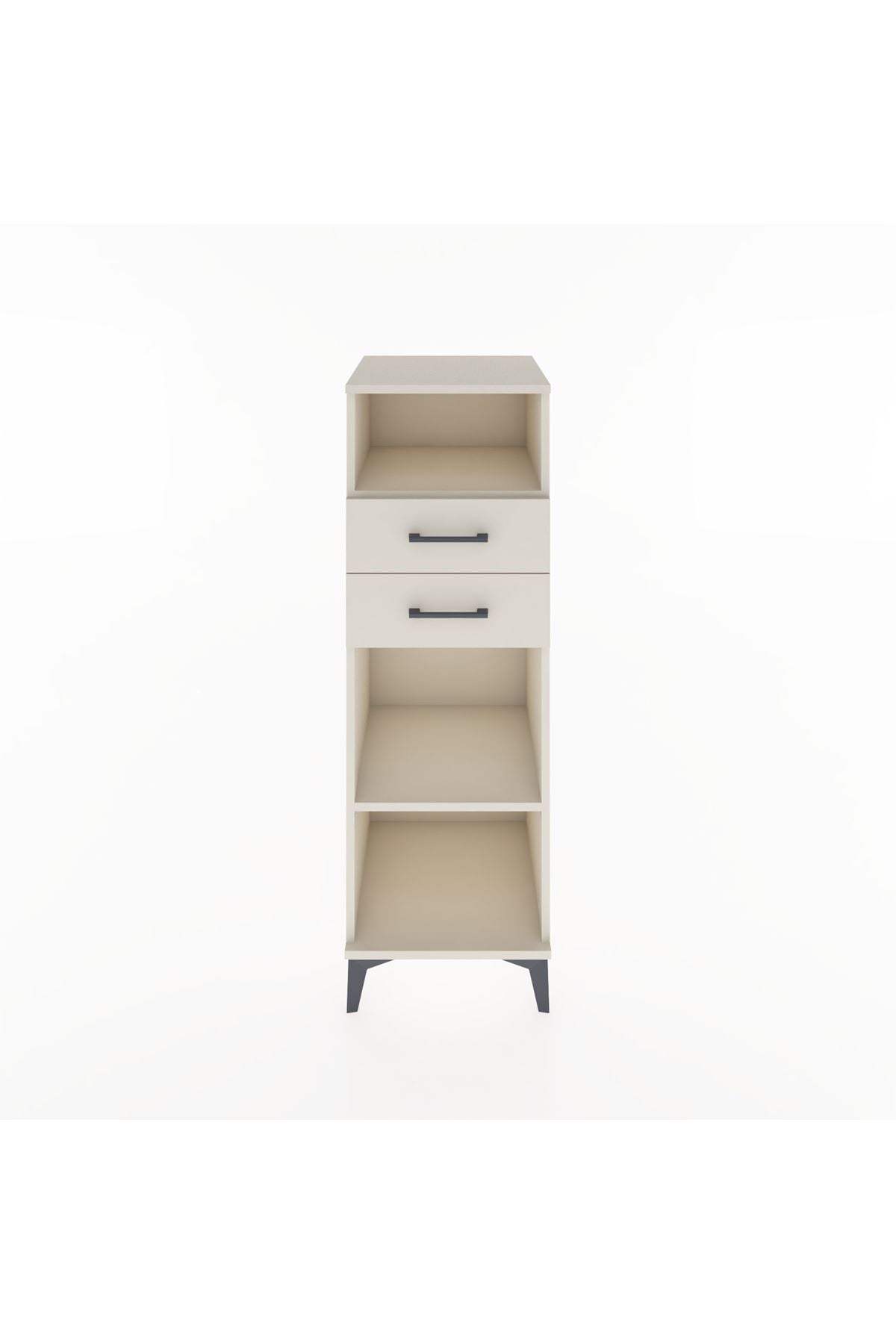 Hyperion Dolap 2 Raflı 2 Çekmeceli 44x44x134 - S49M046V1B