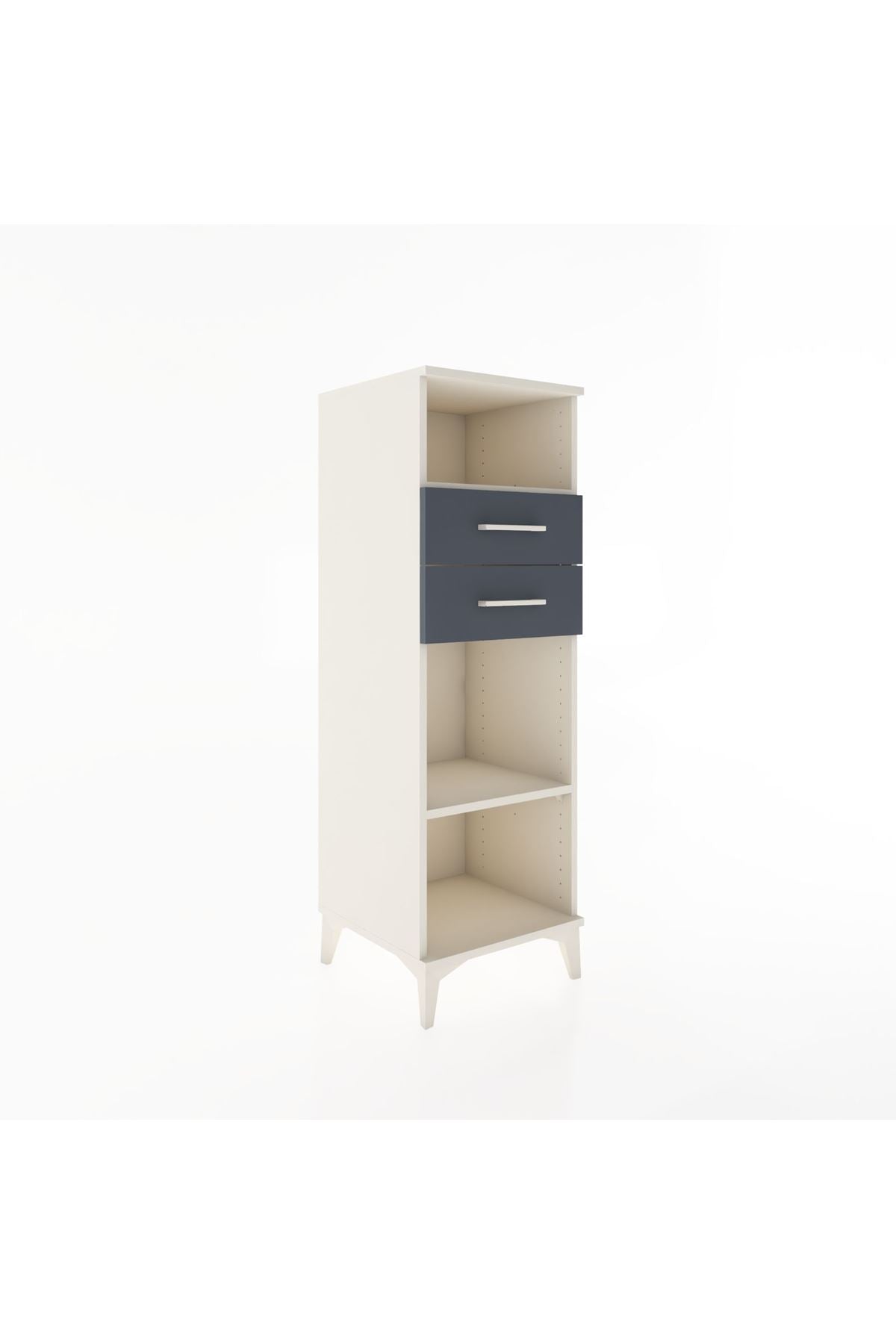 Hyperion Dolap 2 Raflı 2 Çekmeceli 44x44x134 - S49M046V2B